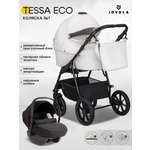 Коляска 3в1 JOVOLA Tessa Eco Te 05 белая кожа