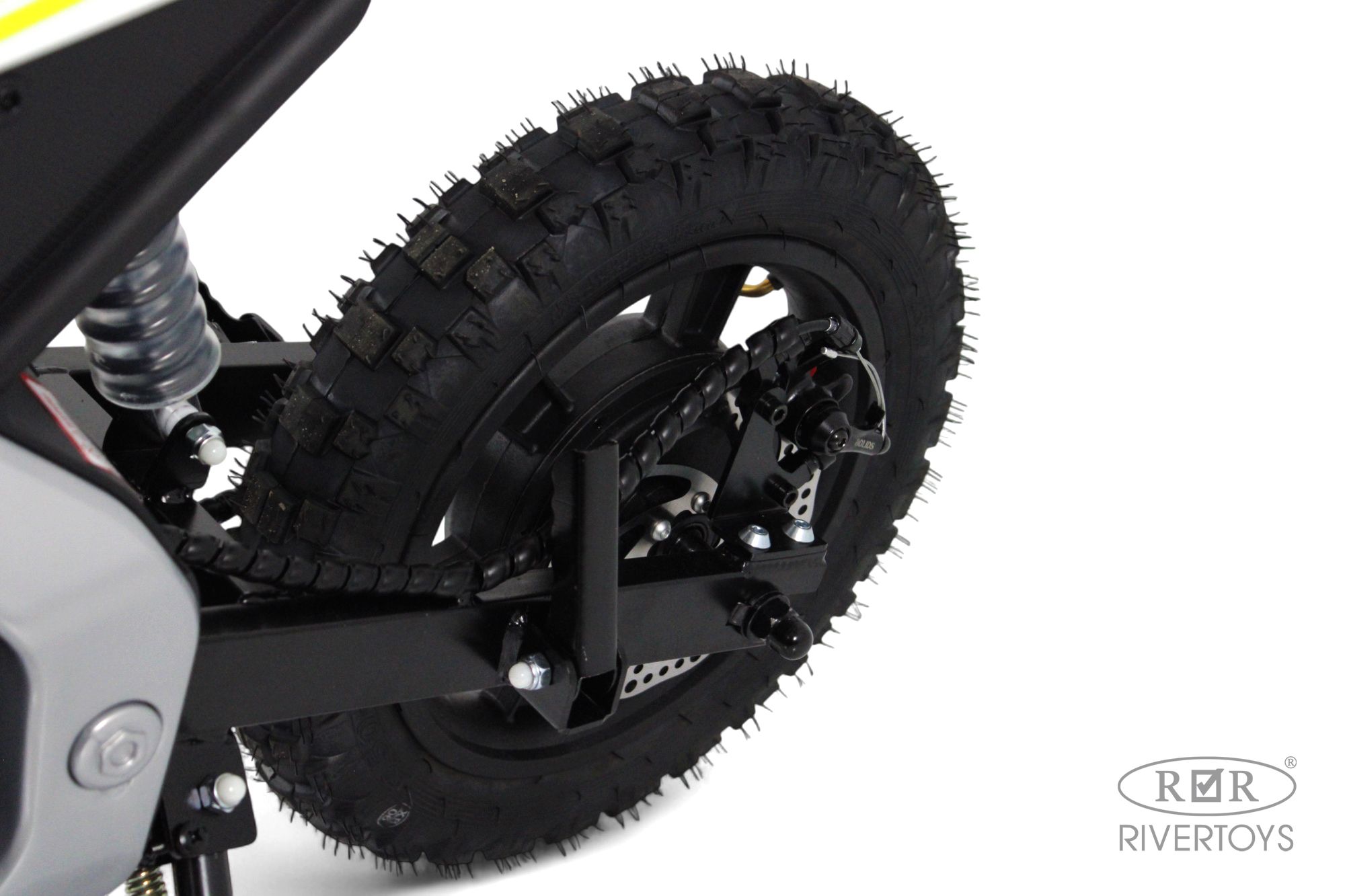Электромотоцикл RIVERTOYS E777KX--MOTO-WHITE - фото 9
