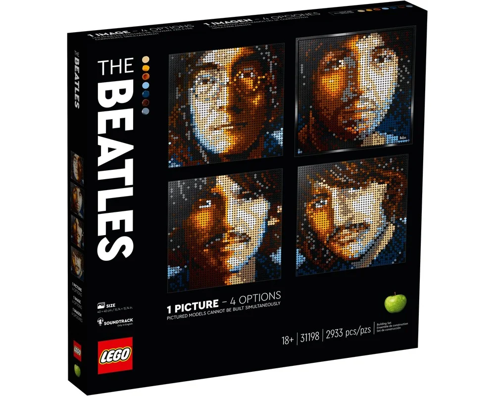 Изображение товара Конструктор LEGO Art The Beatles 2933 деталей для создания портретов рок-звезд