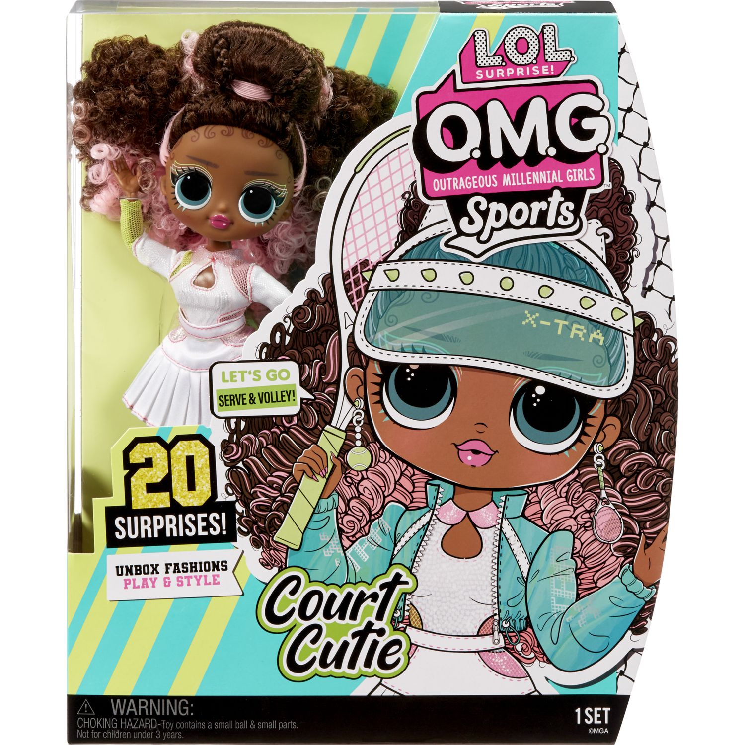 Кукла модельная L.O.L. Surprise! OMG Sports Court Cutie 584247EUC - фото 2