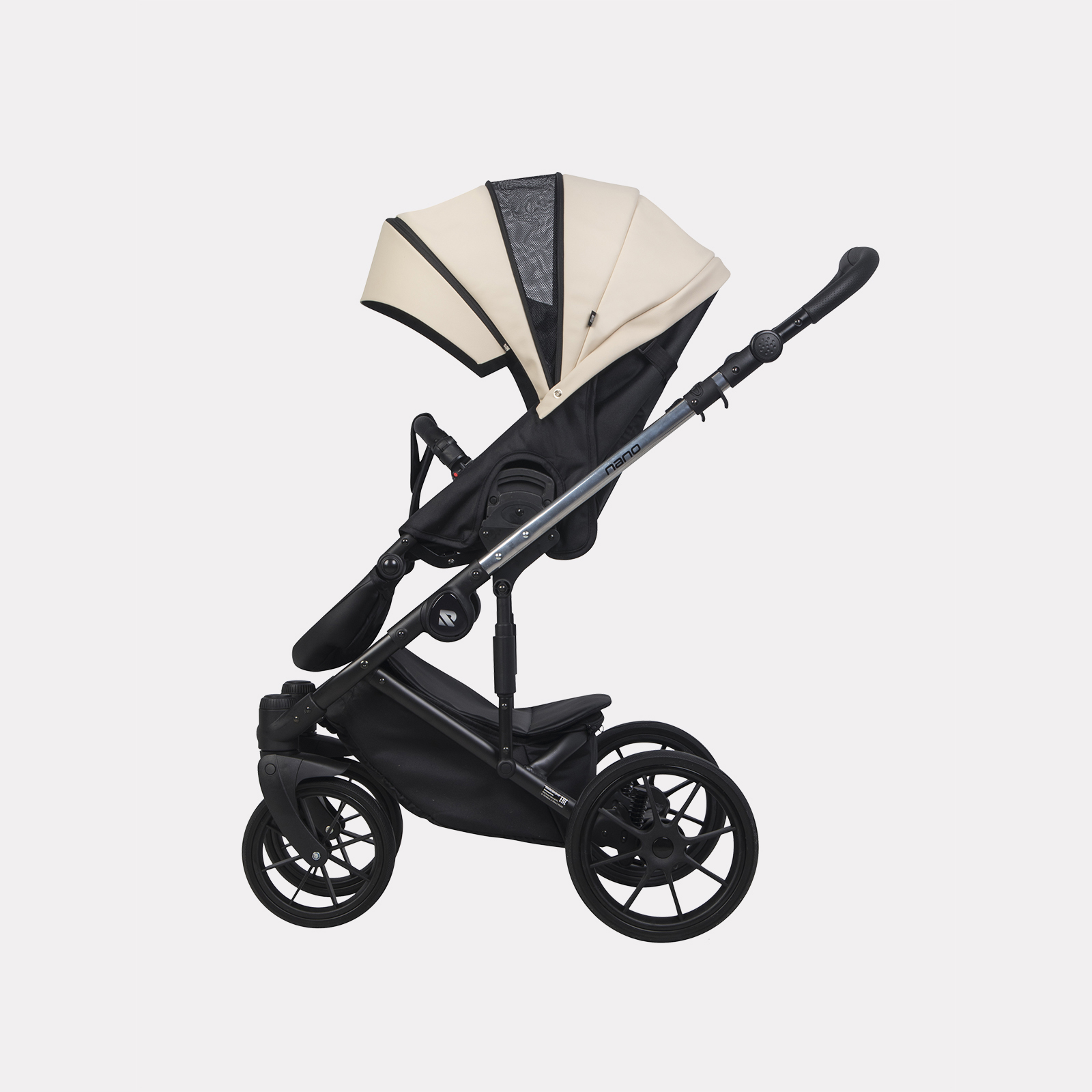 Коляска 2в1 Riko Nano Thermo Ecco бежевый - фото 10