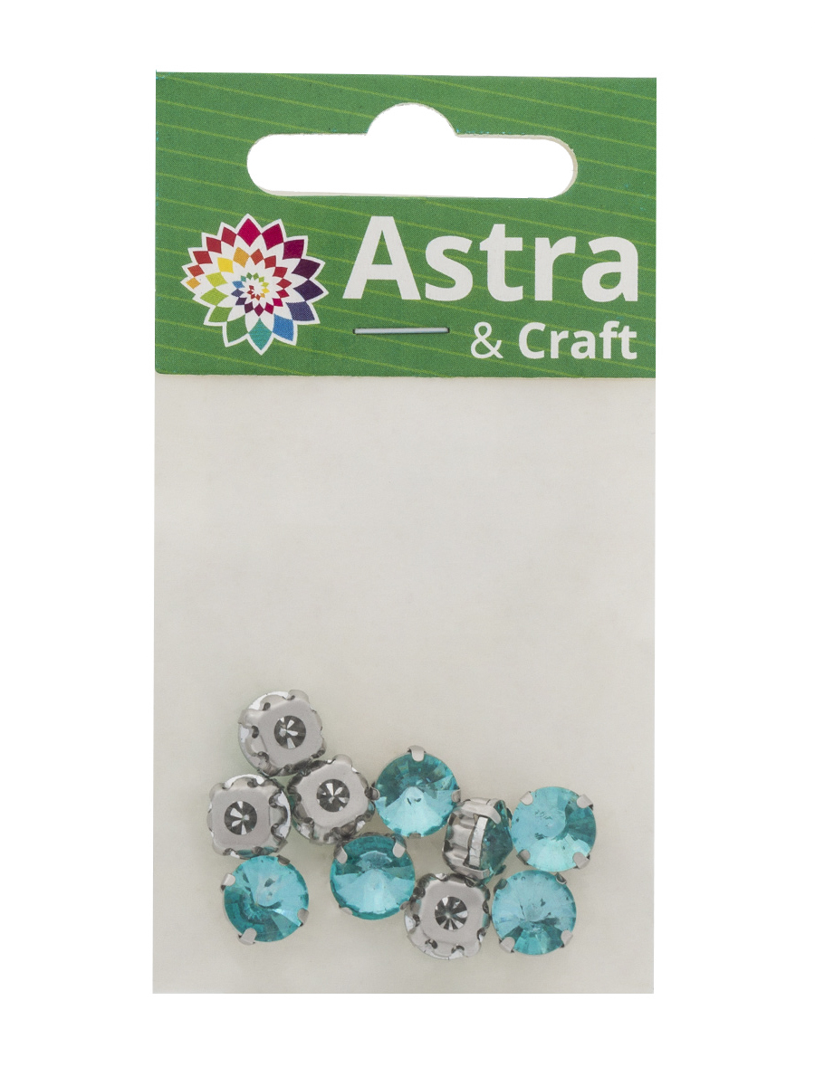 Набор для творчества Astra Craft аппликация Стразы для рукоделия 8мм 10 шт - фото 8