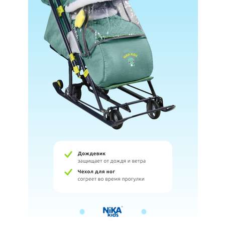 Санки-коляска NiKA kids Зелёный