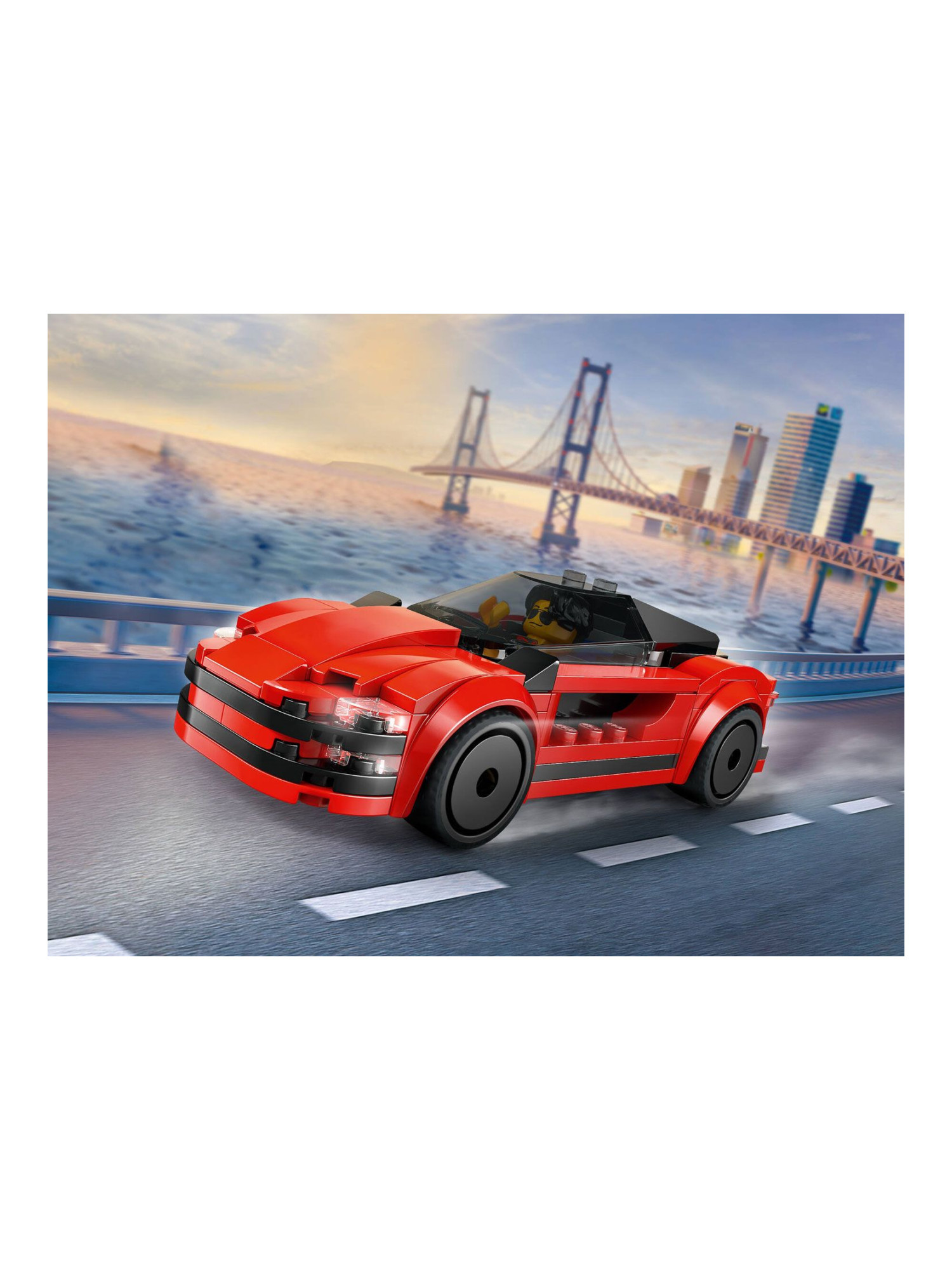 Конструктор LEGO City Красный спортивный автомобиль 109 дет. - фото 6