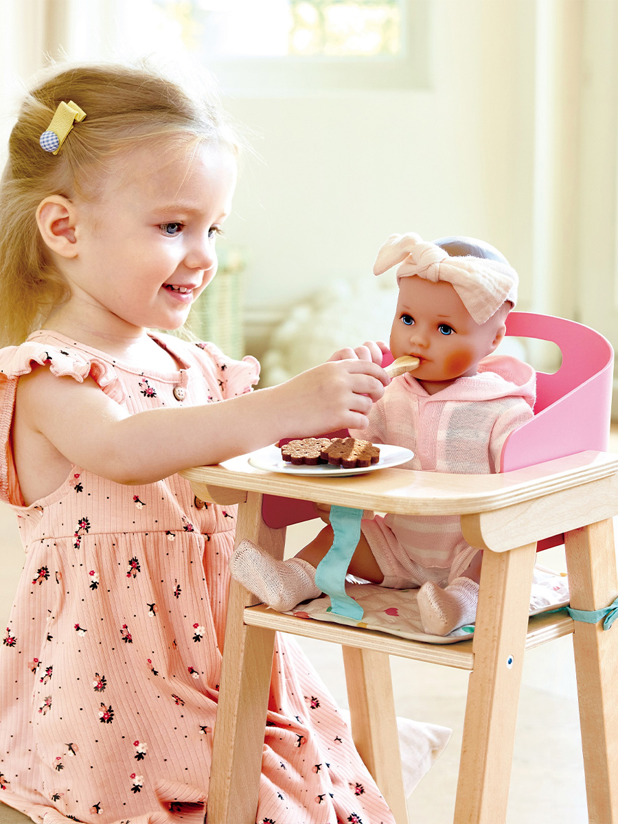 Аксессуар для кукол Hape стульчик для кормления E3609_HP - фото 2