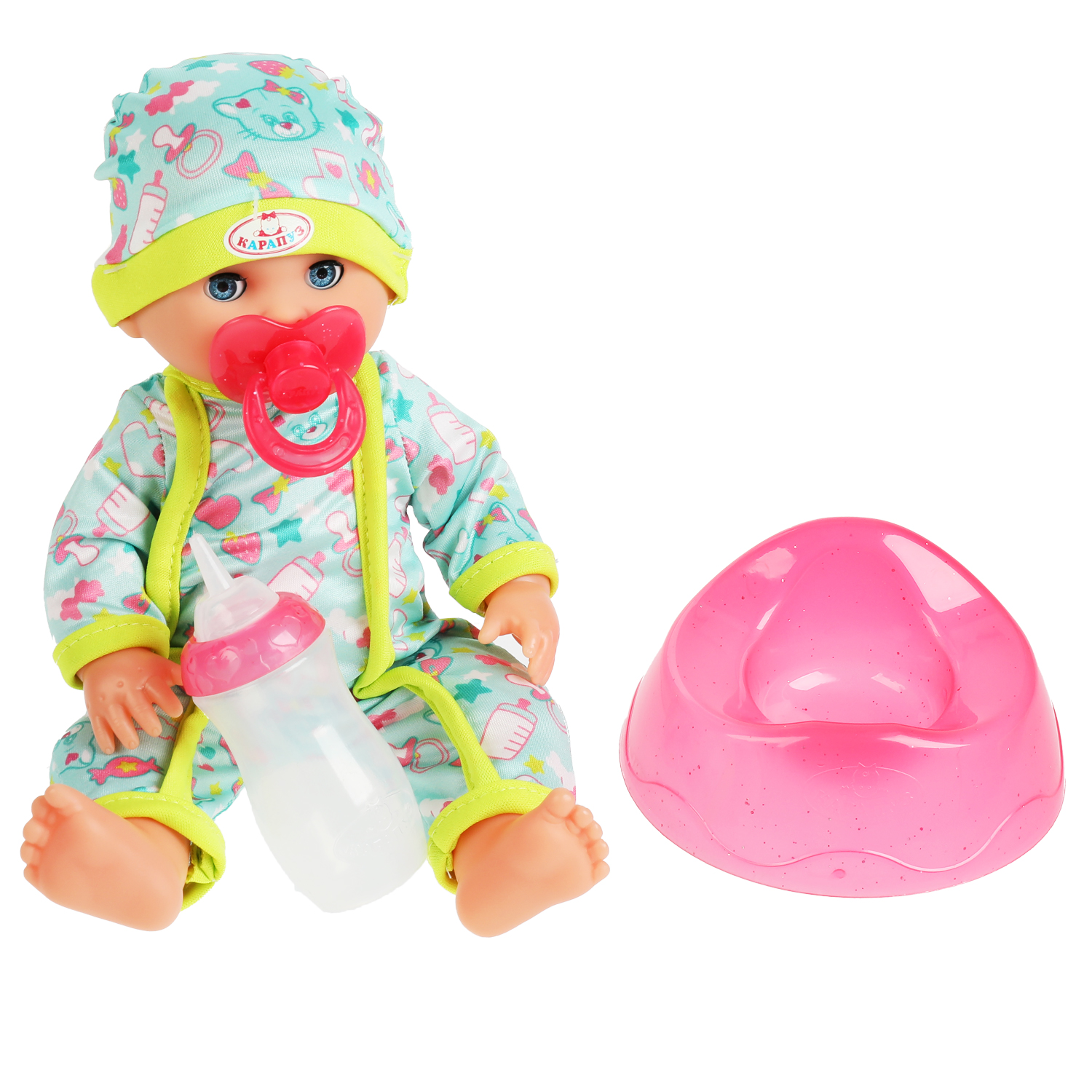 Кукла пупс Карапуз Барто Женечка высота 25 см 311513 - фото 1