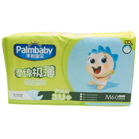Подгузники Palmbaby M (6-11 кг) 60 шт.
