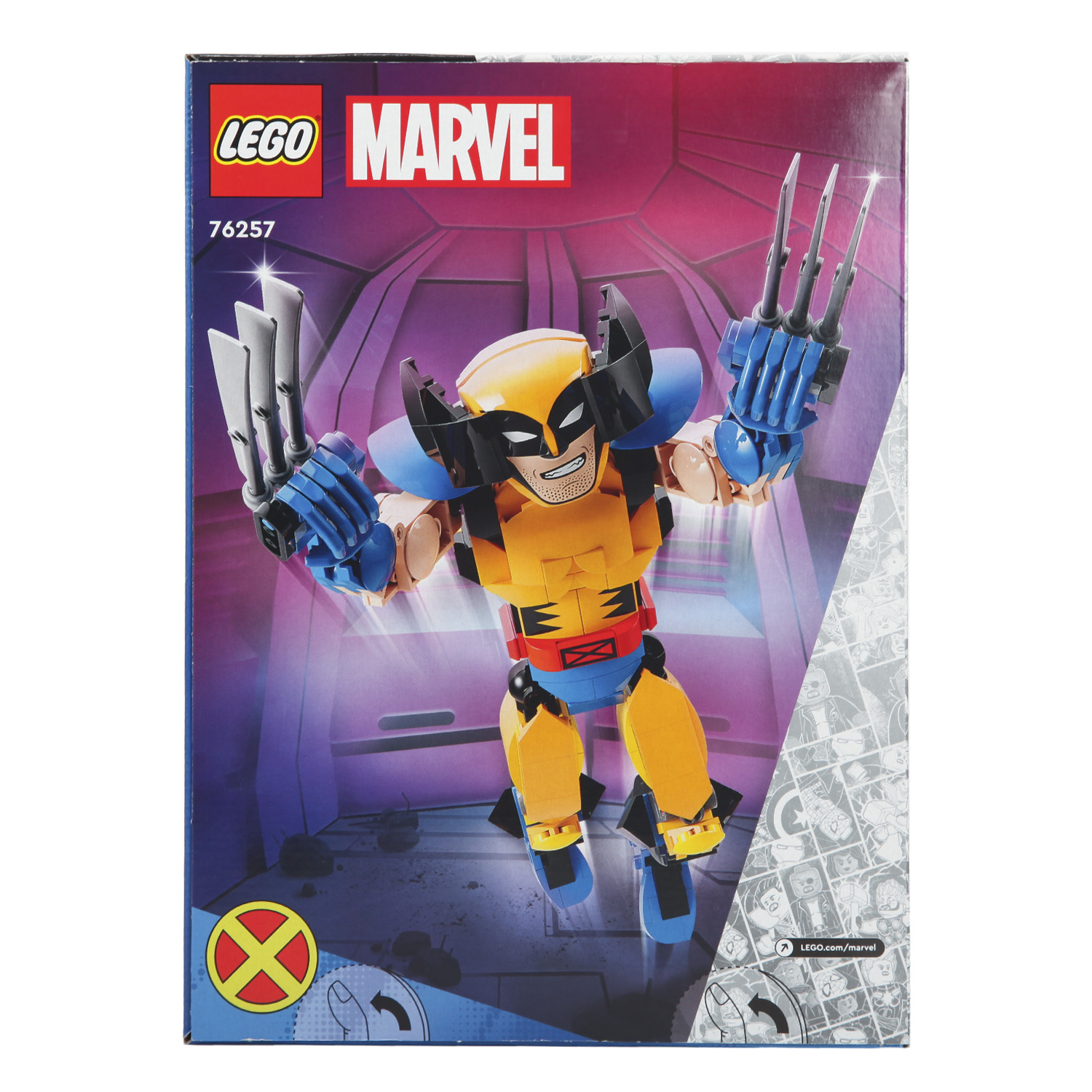 Конструктор LEGO Marvel Super Heroes Wolverine Construction Figure 327 дет. - фото 1