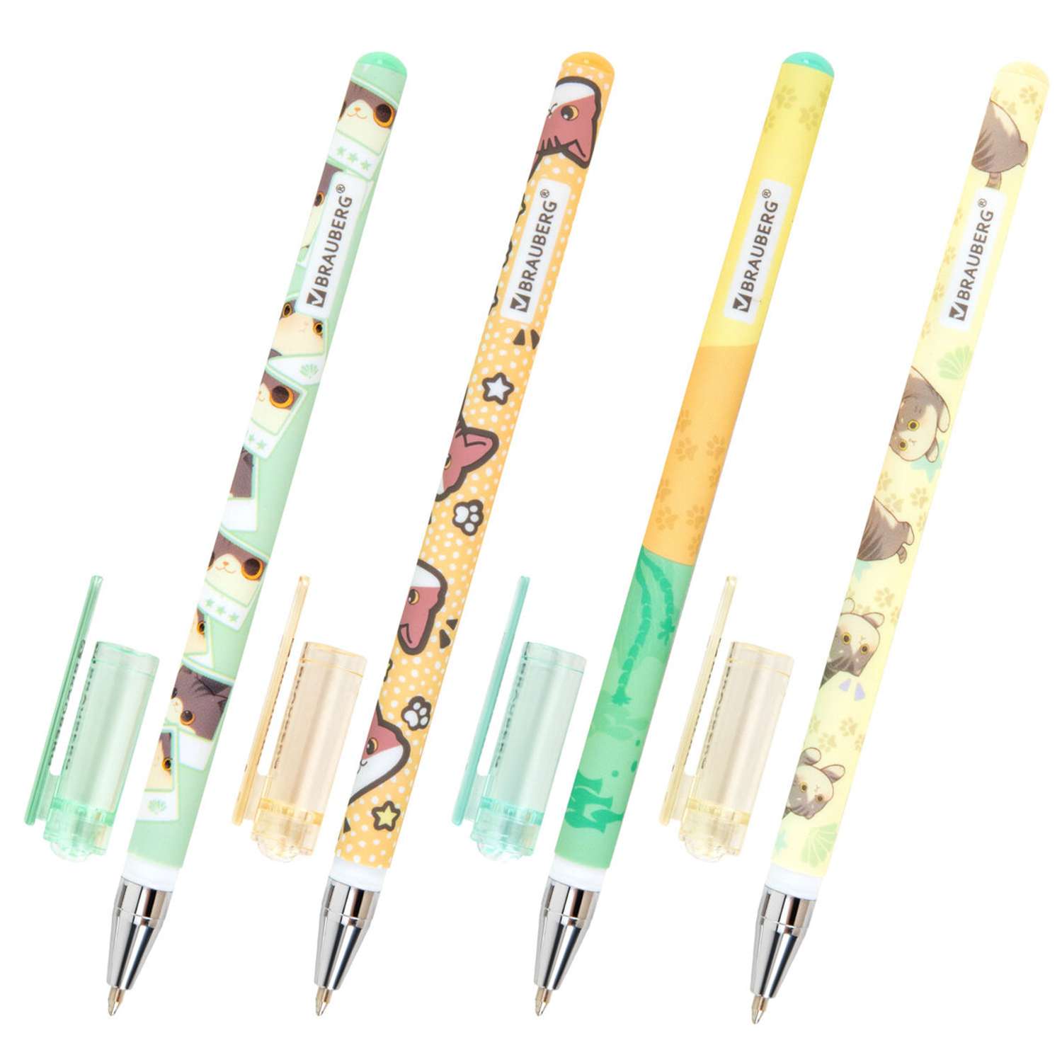 Ручка шариковая Brauberg в ассортименте - фото 1