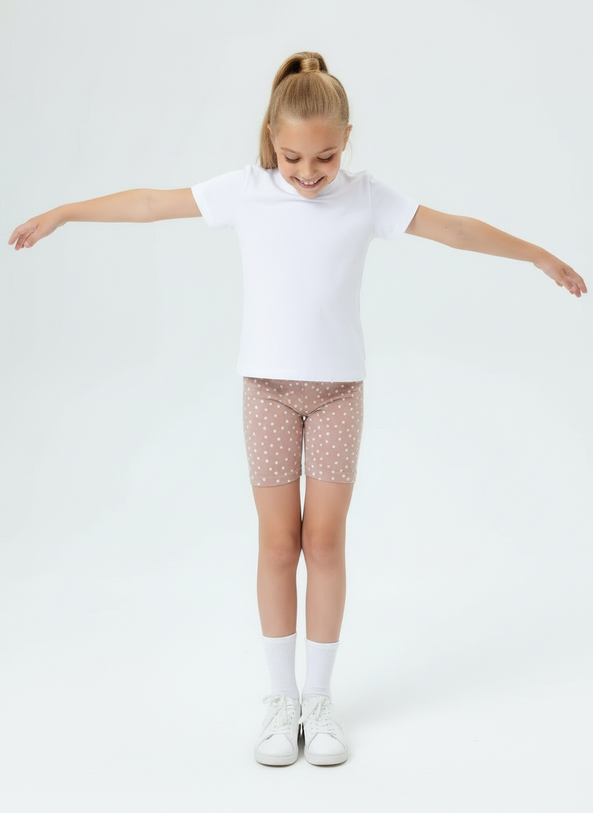 Велосипедки Персона Junior Snowballs кофейный - фото 3