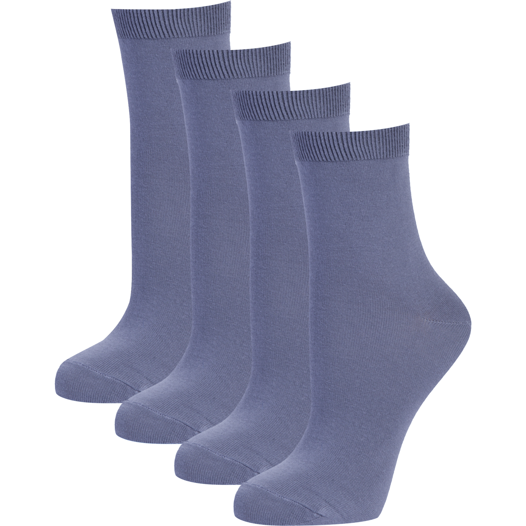 Носки 4 пары RuSocks С-425 Ж _(ДМ)_серый_4_пары - фото 1