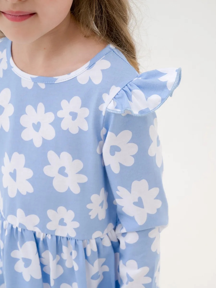 Платье NATIVIA ПТД/цветокссердечкомнаголубом - фото 15