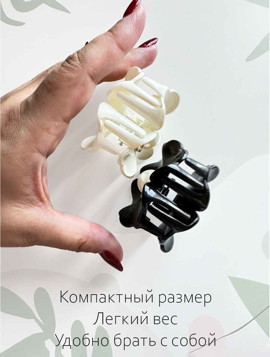 Краб для волос APSIS accessories TT86KPM132BW - фото 5