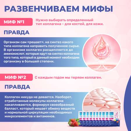 Морской коллаген 6000 мг Доктор Море с цинком и витамином C, саше №10