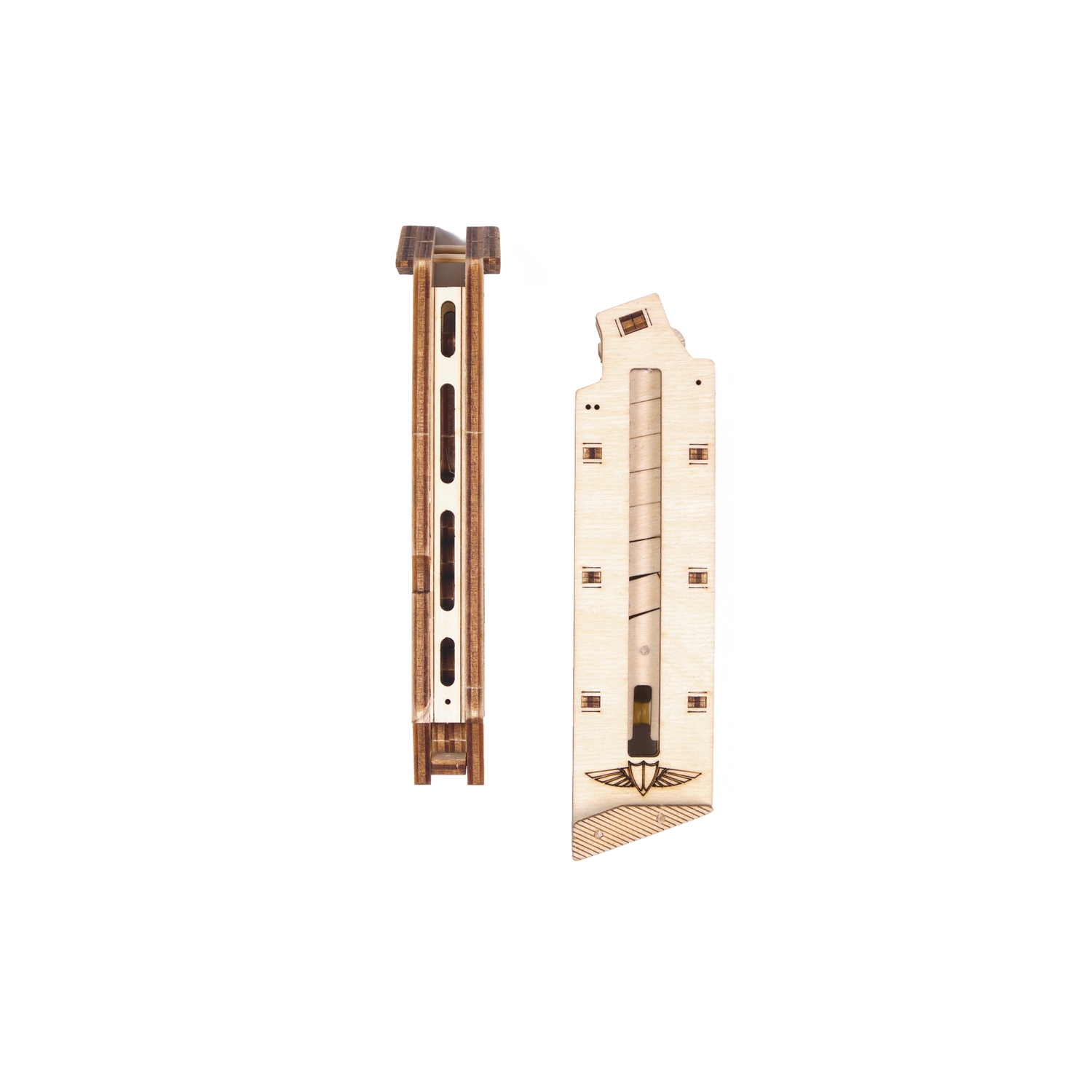 Конструктор Wood Trick Пистолет Защитник деревянный - фото 9