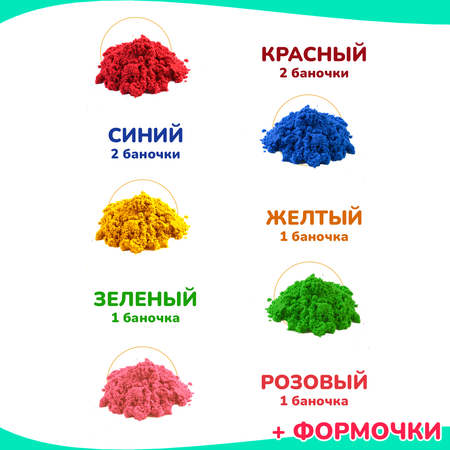 Кинетический песок LORI(колорит) 0.14 кг