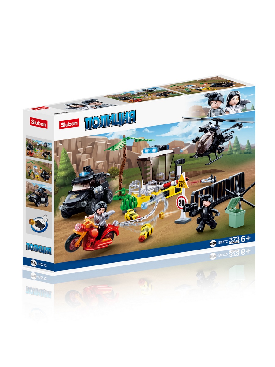 Конструктор SLUBAN 373 дет. - фото 4