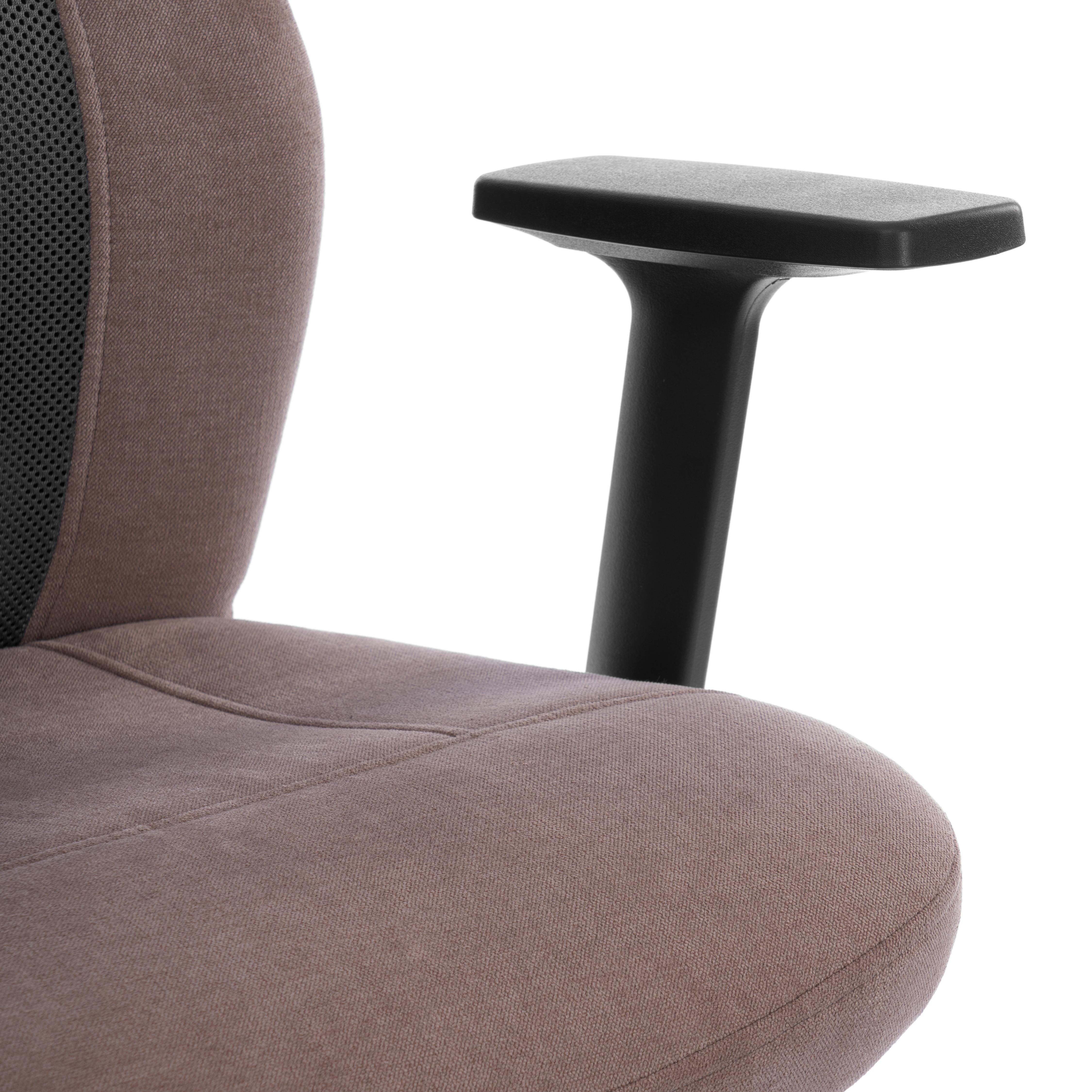 Компьютерное кресло TETCHAIR ткань светло-коричневый/серый - фото 9