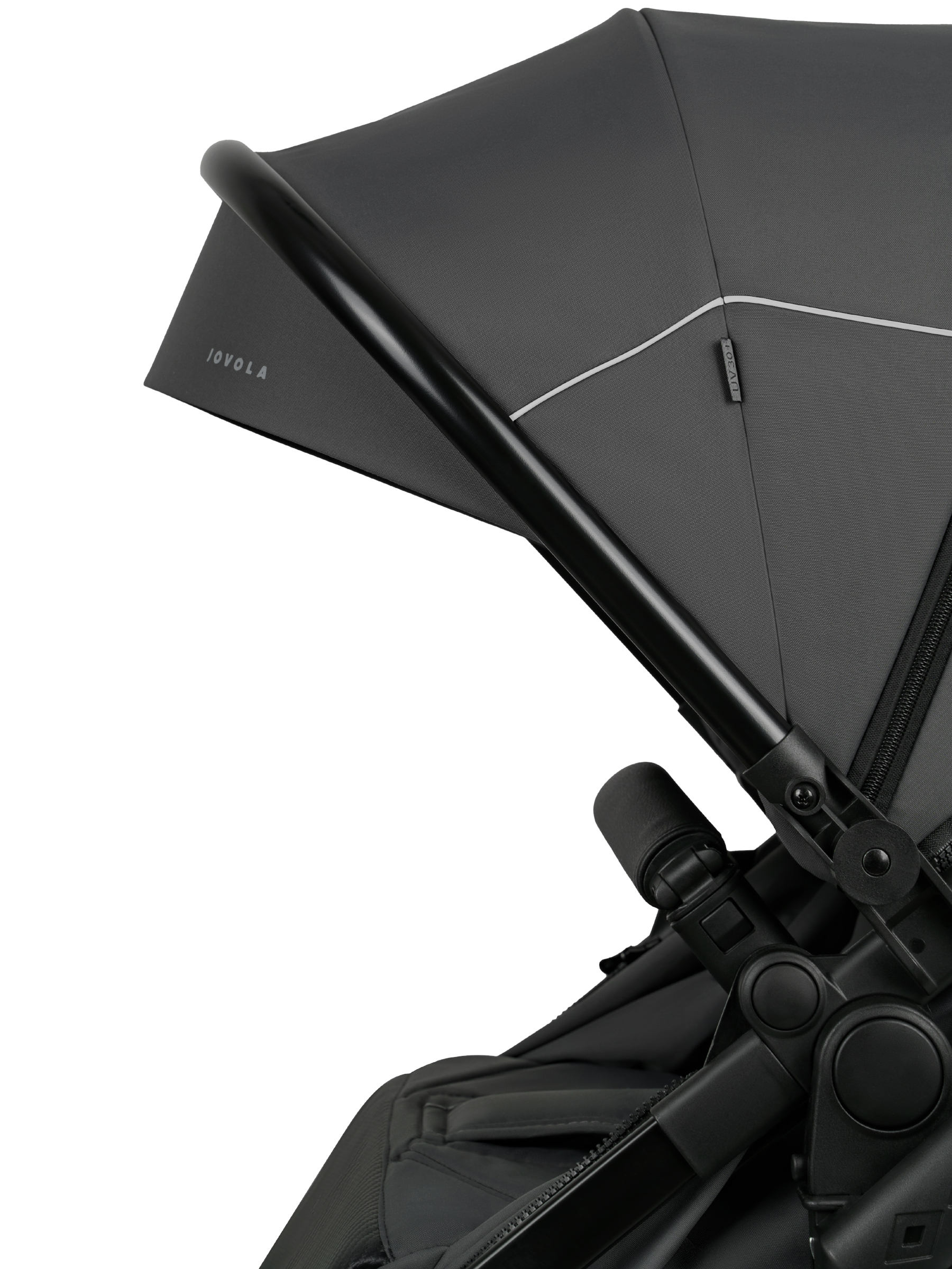 Коляска трансформер JOVOLA Folk+ 3в1 серый - фото 25