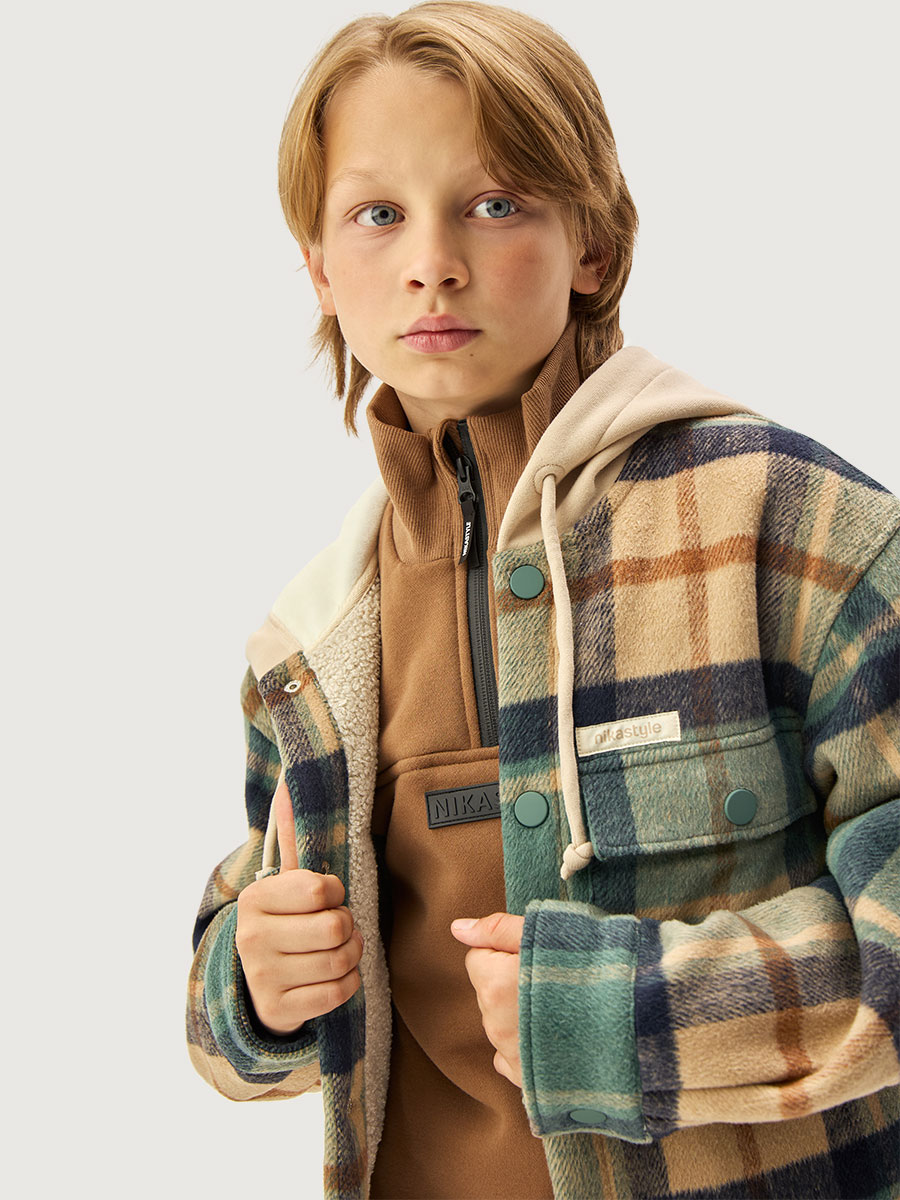 Куртка-рубашка NIKASTYLE 4м8526 мох - фото 5