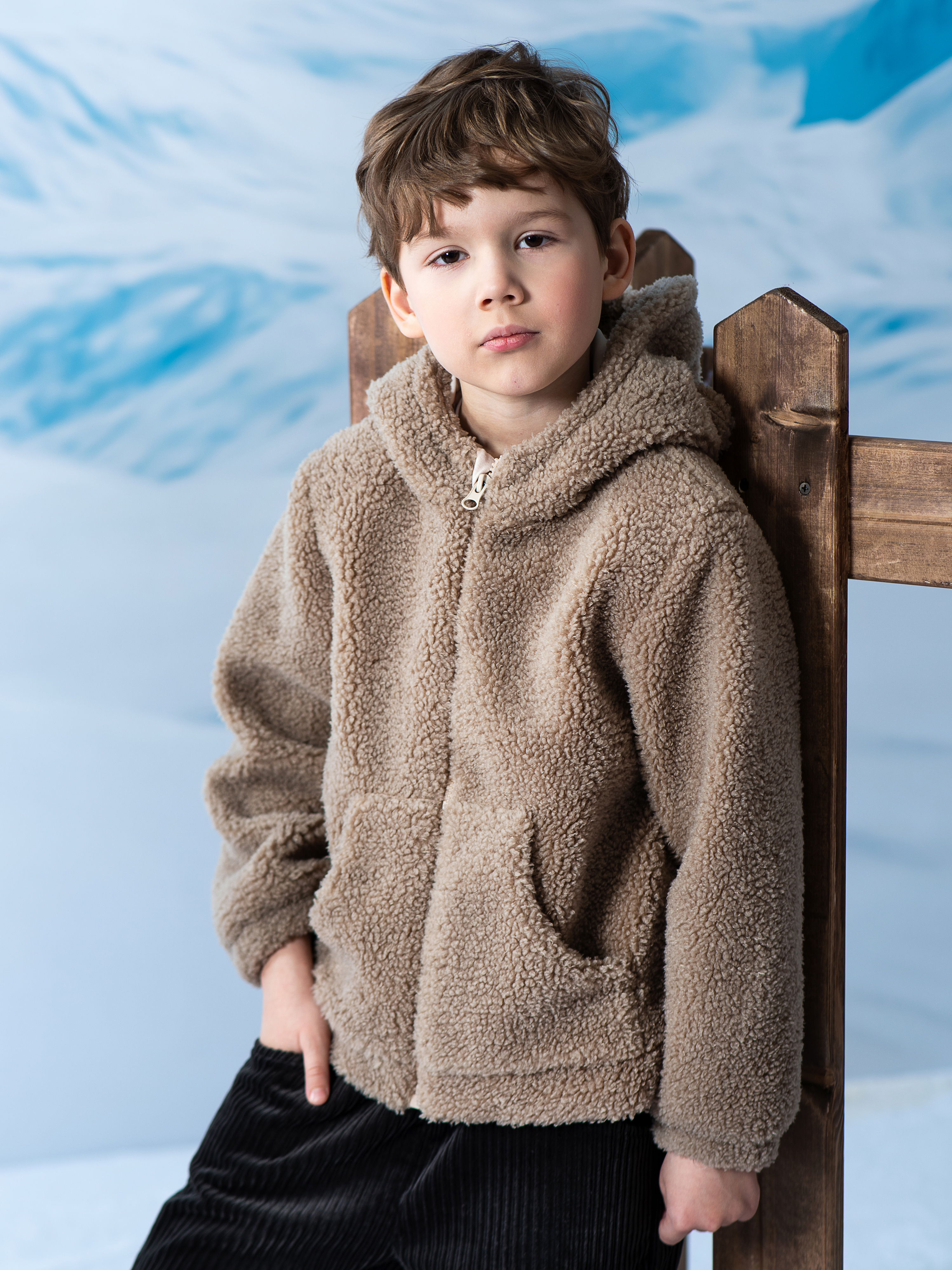 Толстовка LisaWeta FC-01-24 бежевый - фото 10