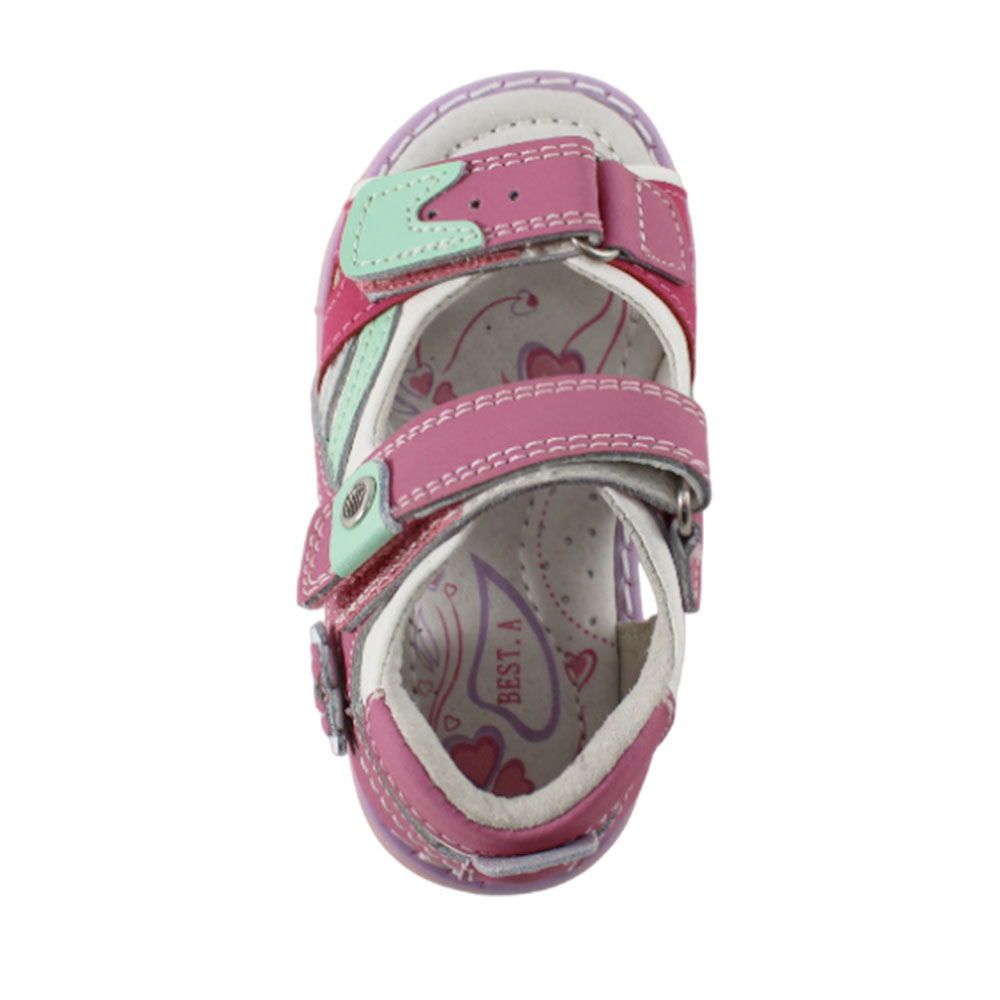 Сандалии BEST.A 2131-10 BEST.A Сандалии для девочки,розовый - фото 3