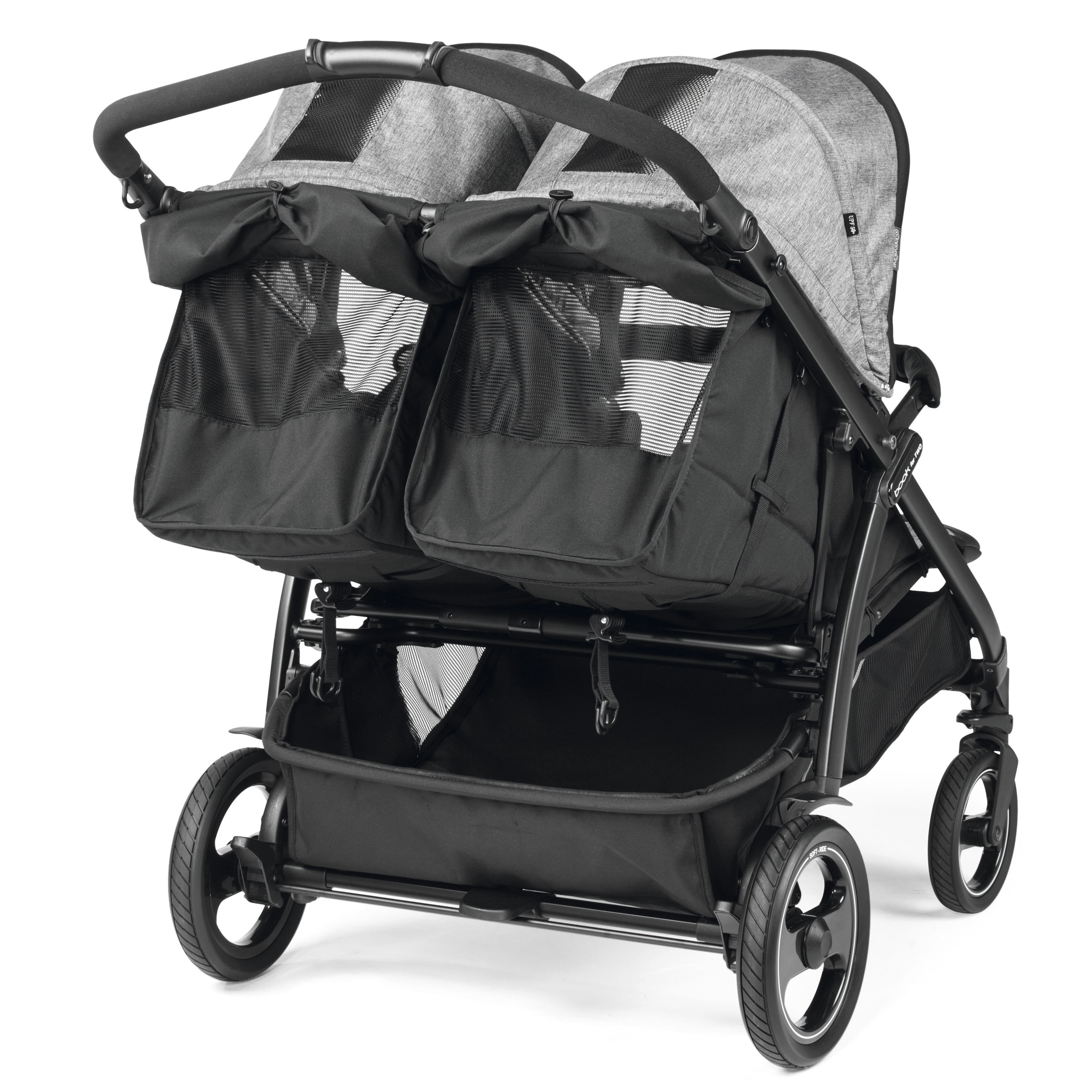 Коляска прогулочная для двойни Peg-Perego Book For Two Cinder - фото 2