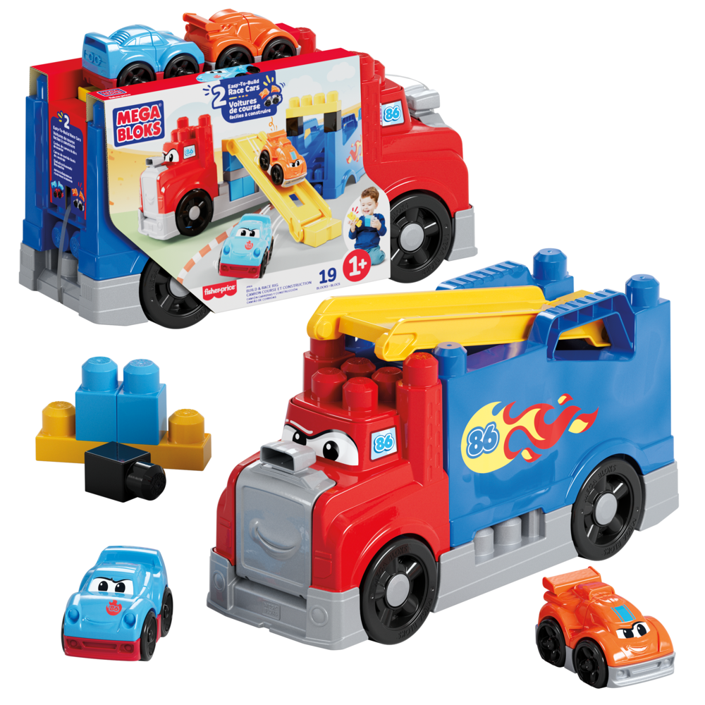 Конструктор Mega Bloks Build & Race Rig 19 дет. - фото 1