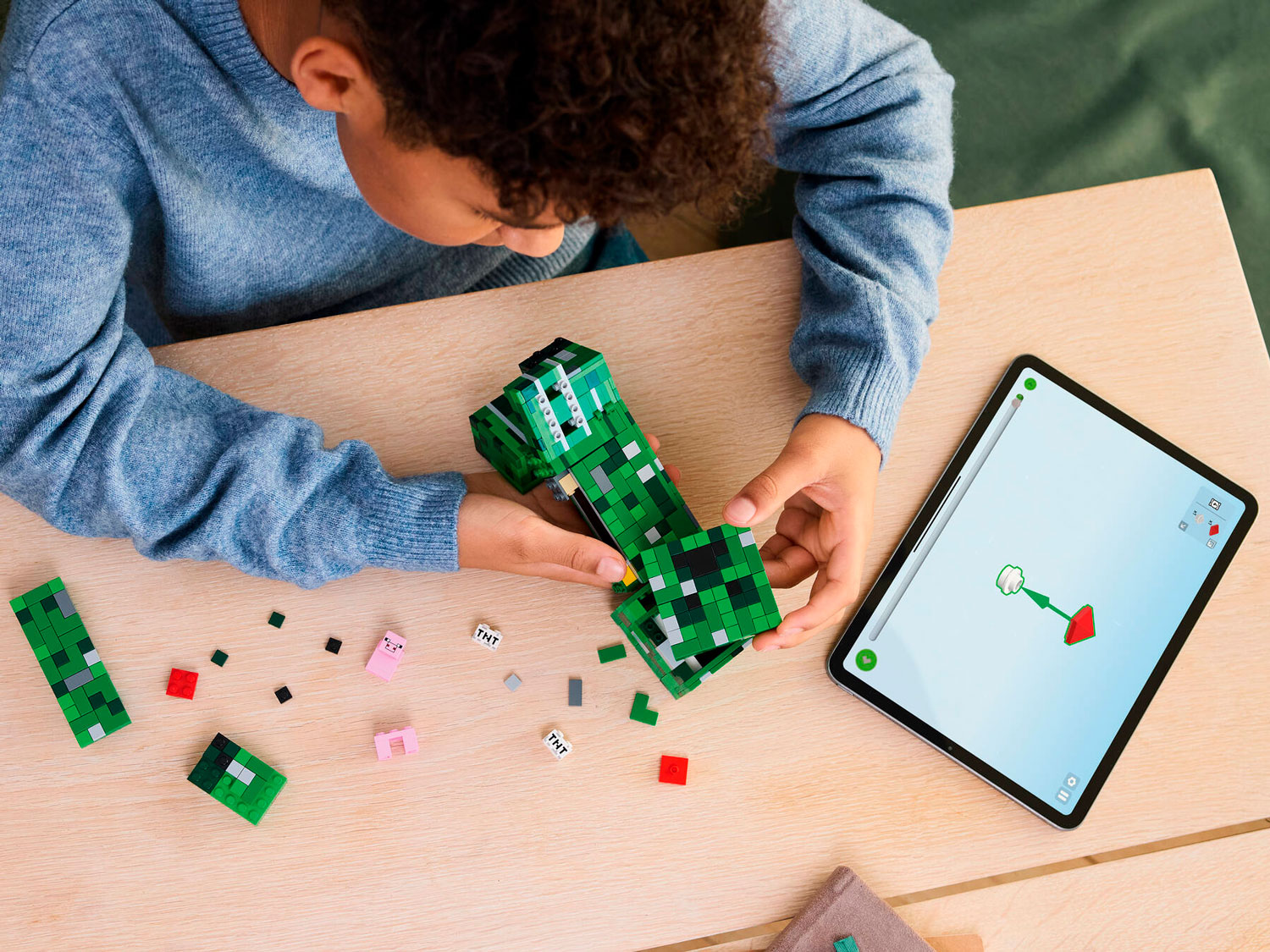 Конструктор LEGO Minecraft фигурка Крипера 665 дет. - фото 13