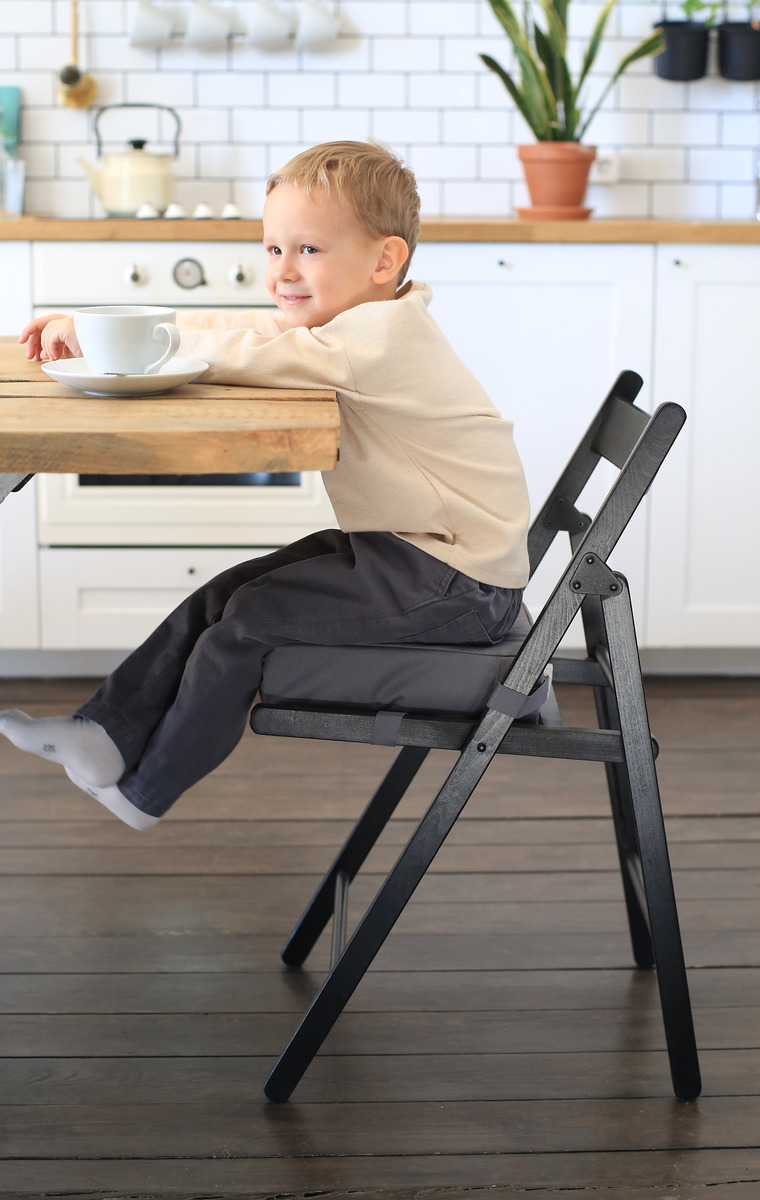 Подушка TSARDANY grey серый на стульчик для кормления 1 предм. - фото 8