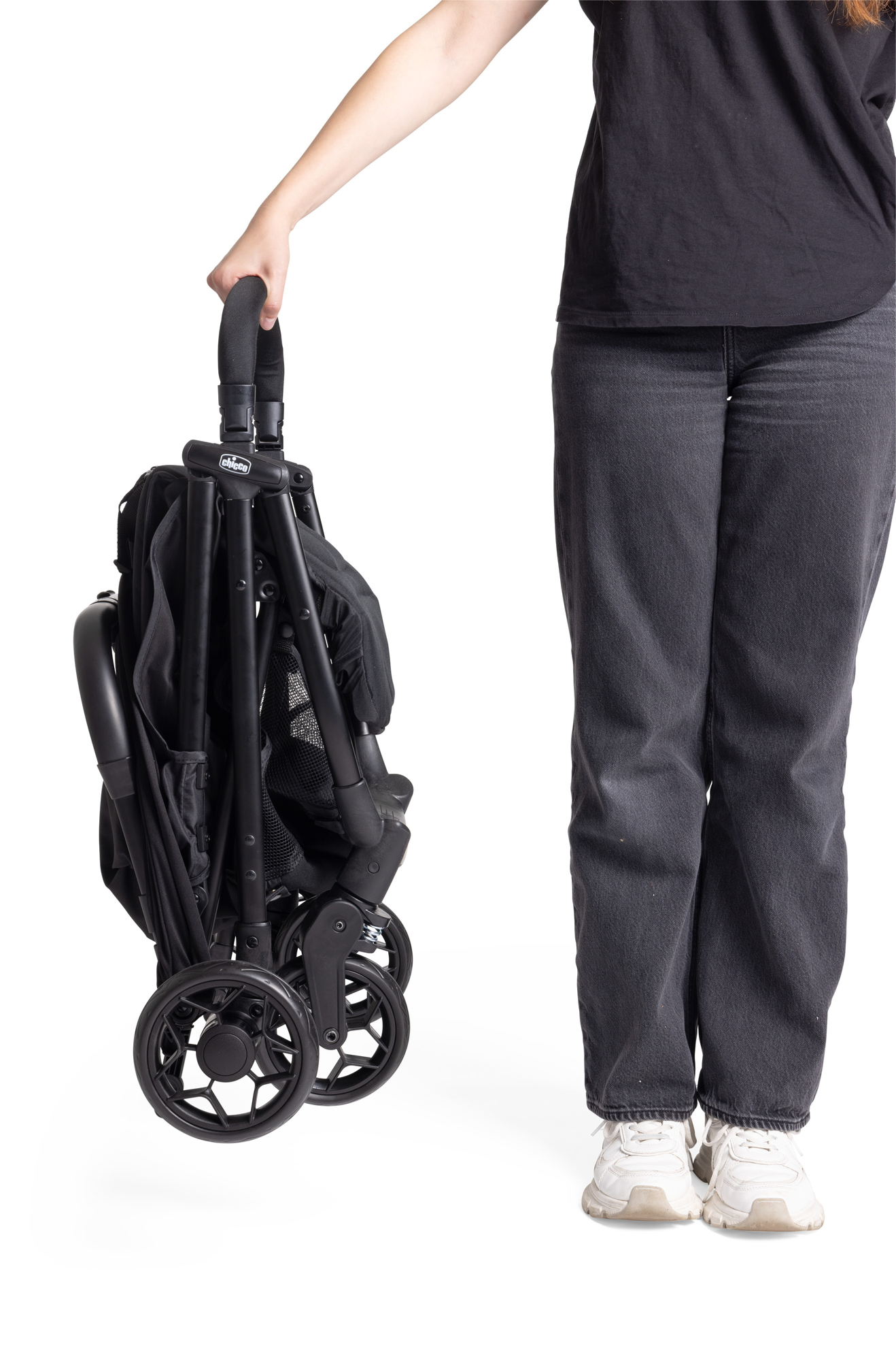 Коляска прогулочная Chicco черный - фото 7