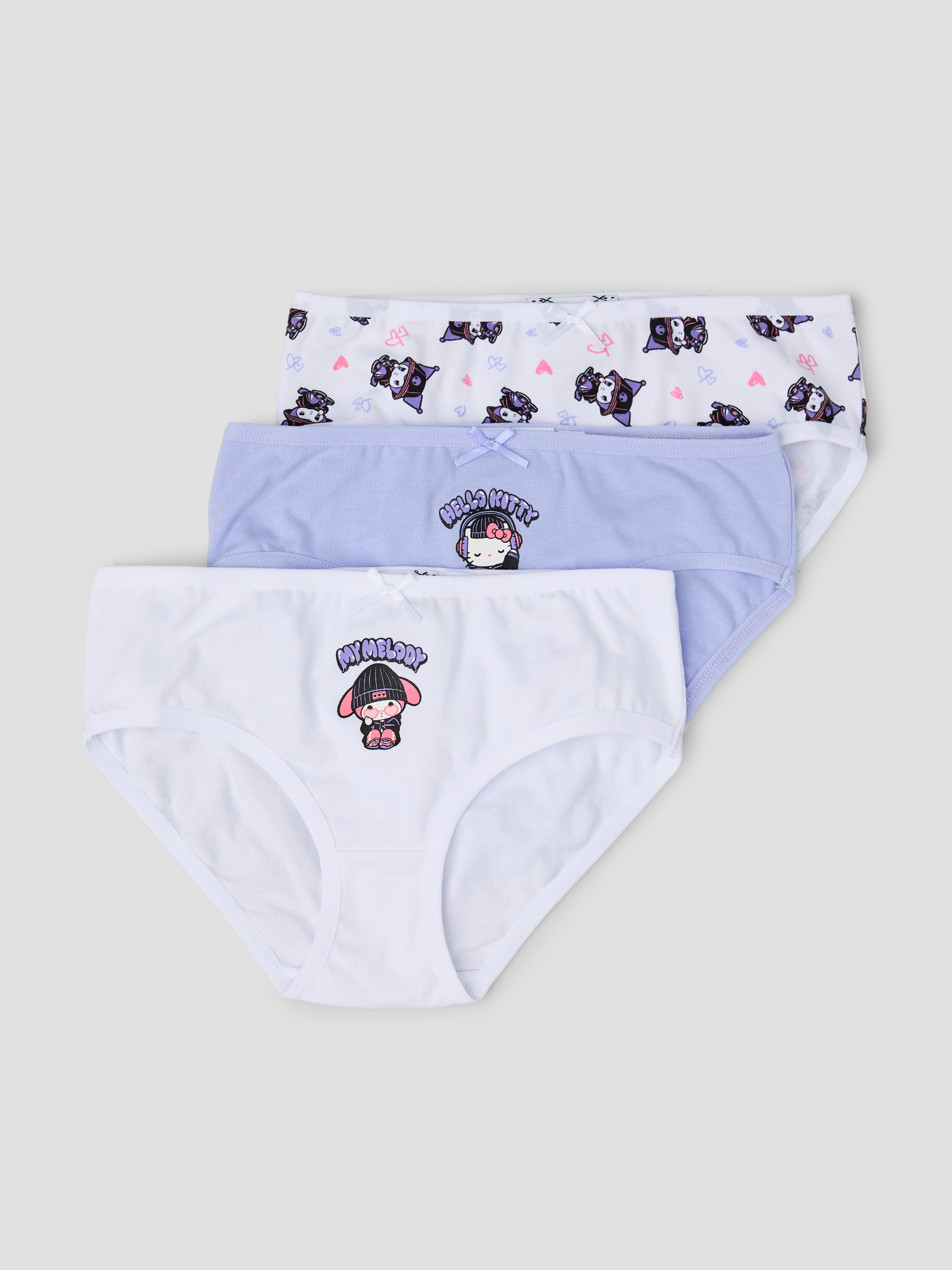 Трусы 3 шт HELLO KITTY AND FRIENDS W26LC2-5103PZkg-43 - фото 1