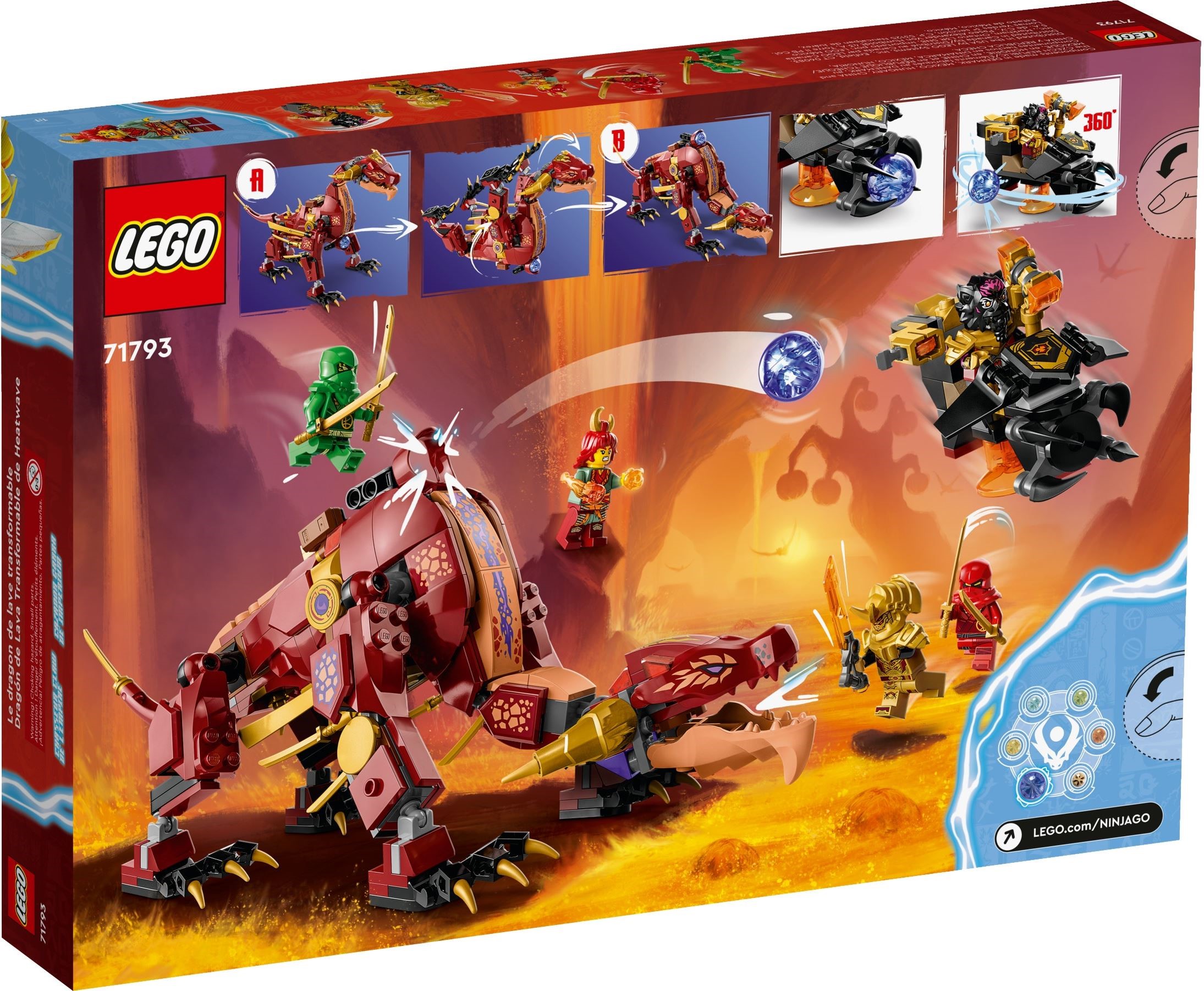 Конструктор LEGO NINJAGO 71793 479 дет. - фото 9