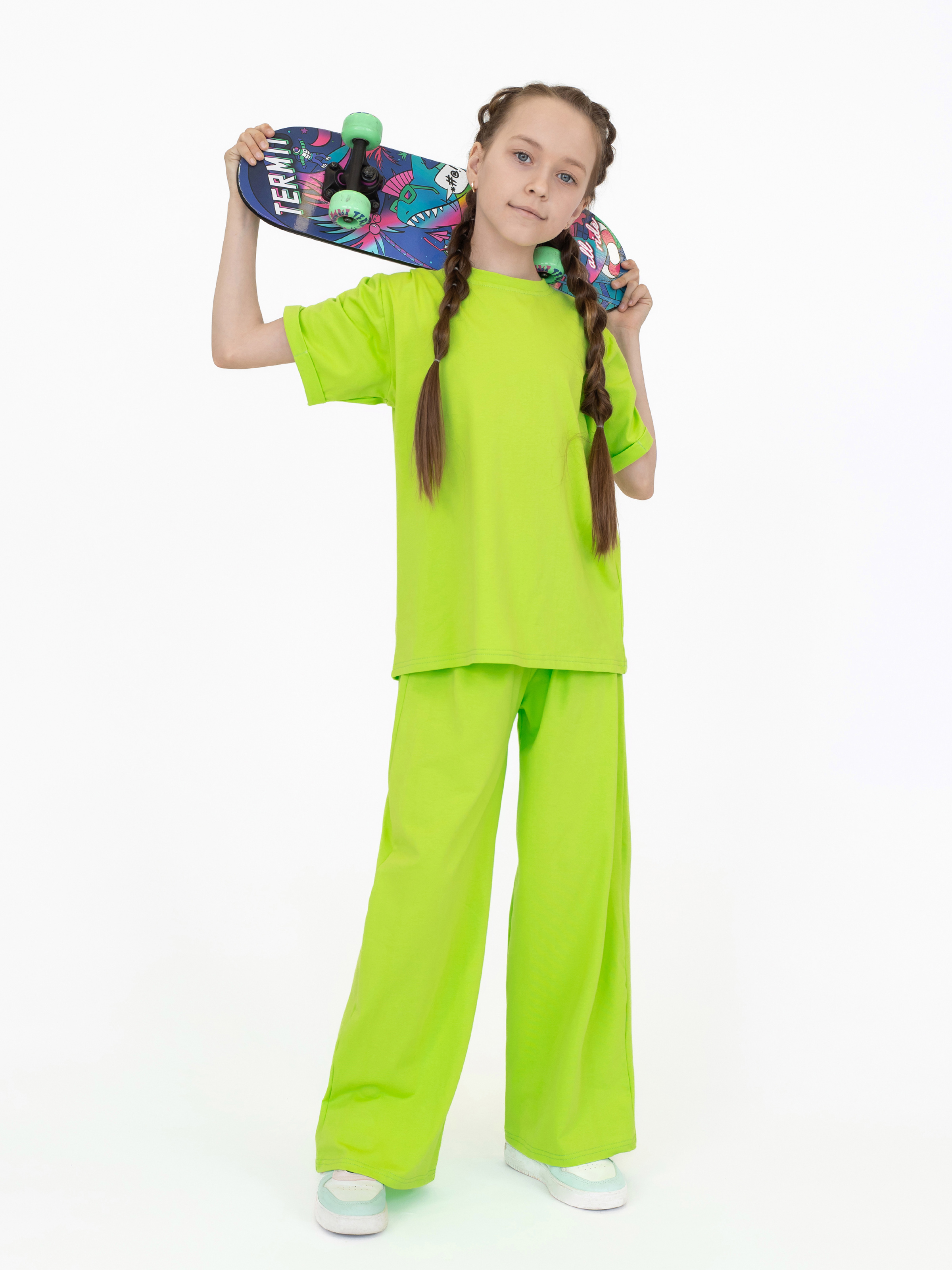 Футболка и брюки ULTRA 7060-Ул салат - фото 23