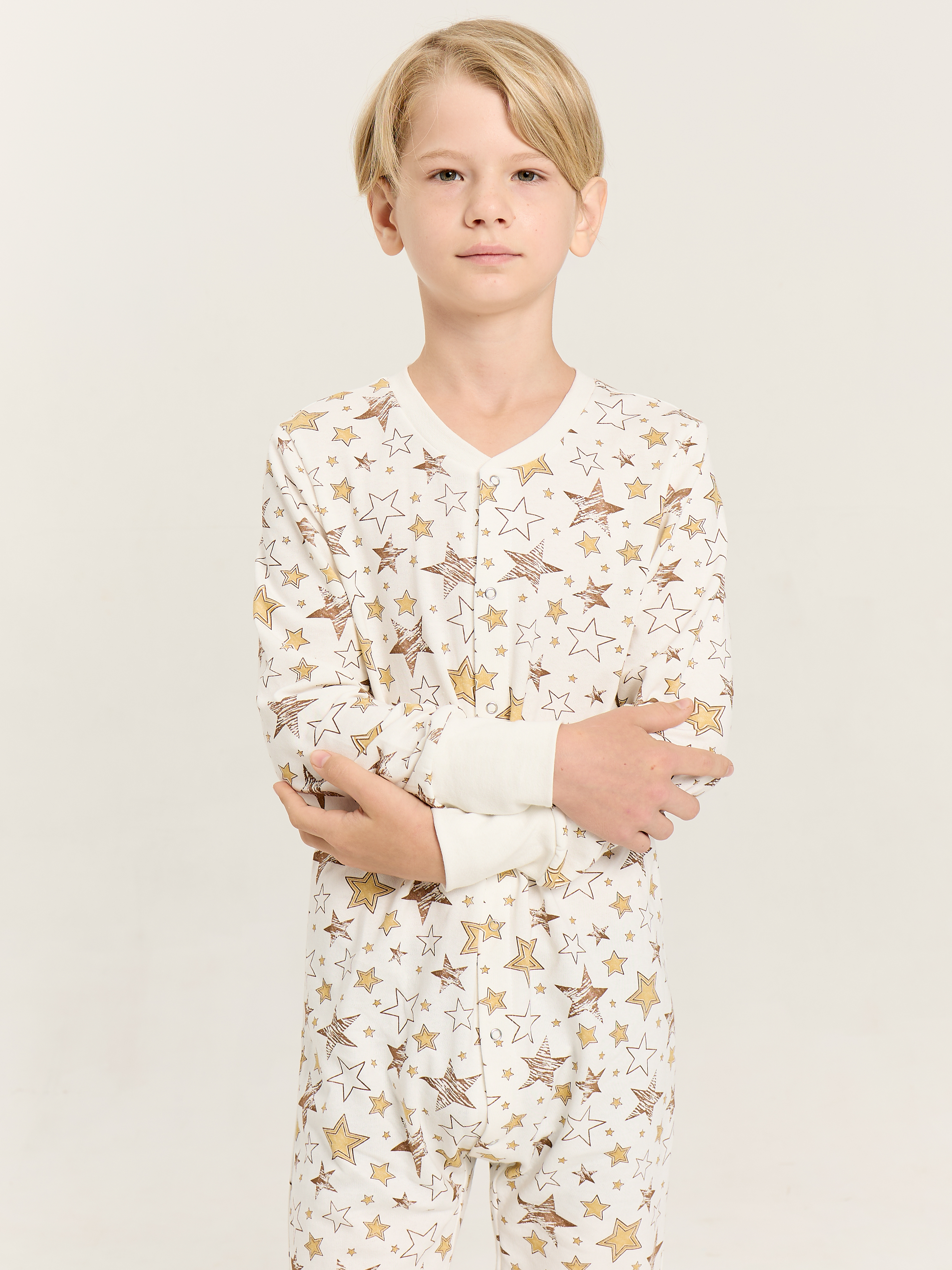 Пижама Весёлый человечек Д00201П/Звезды - фото 10