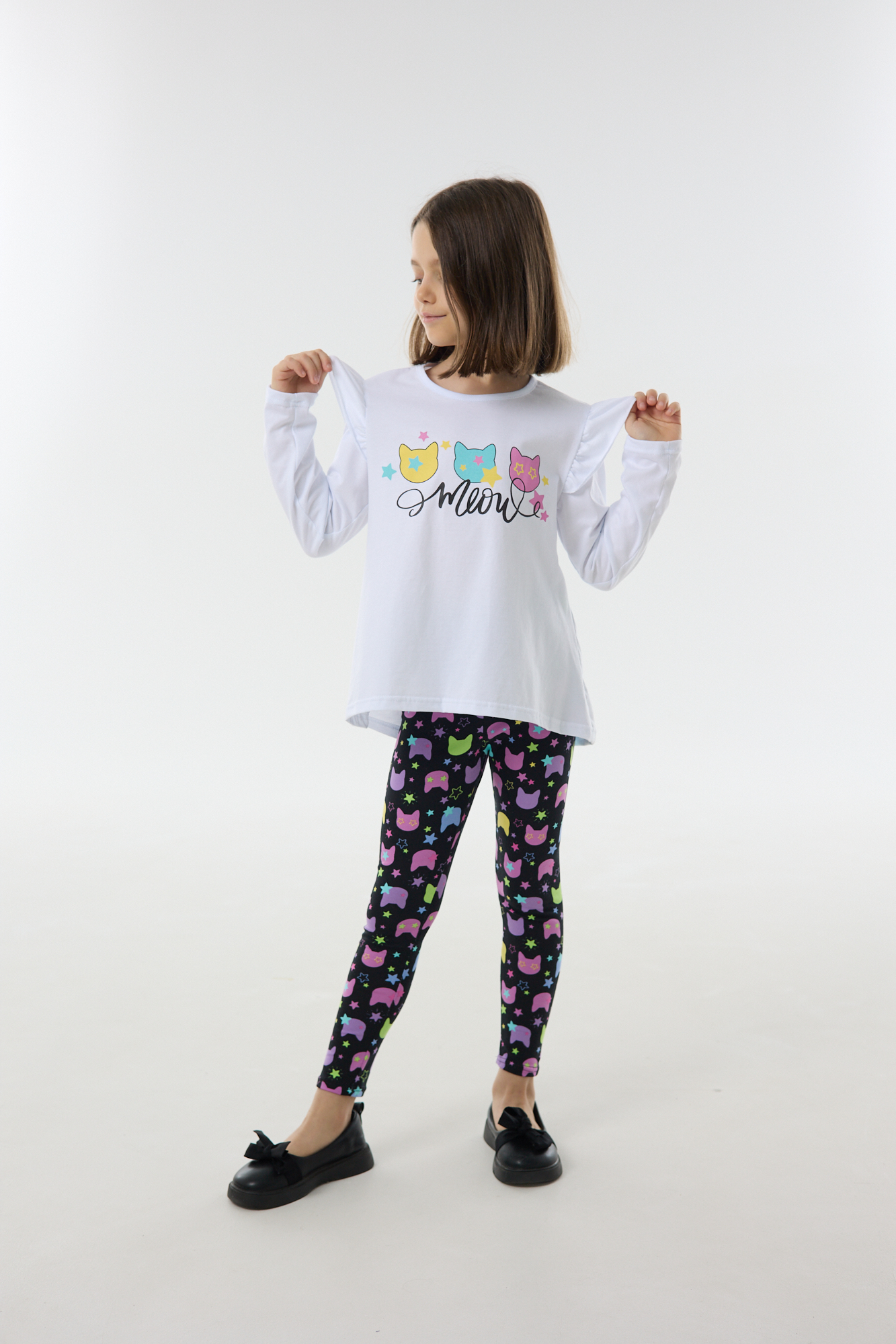 Костюм YAXX 021--Костюм киска/белый (К+Л) - фото 2