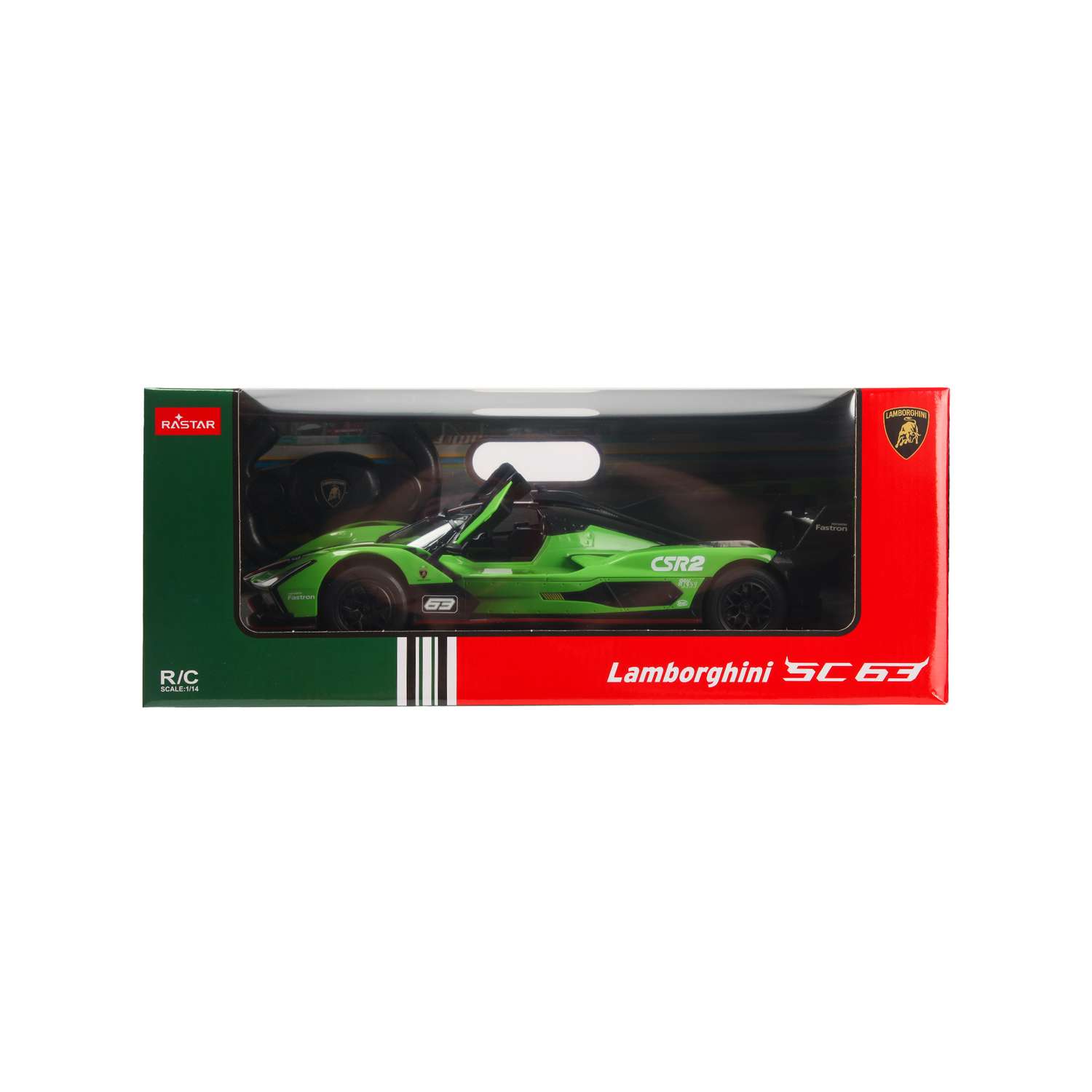 Автомобиль РУ Rastar Lamborghini SC63 1:14 - фото 7