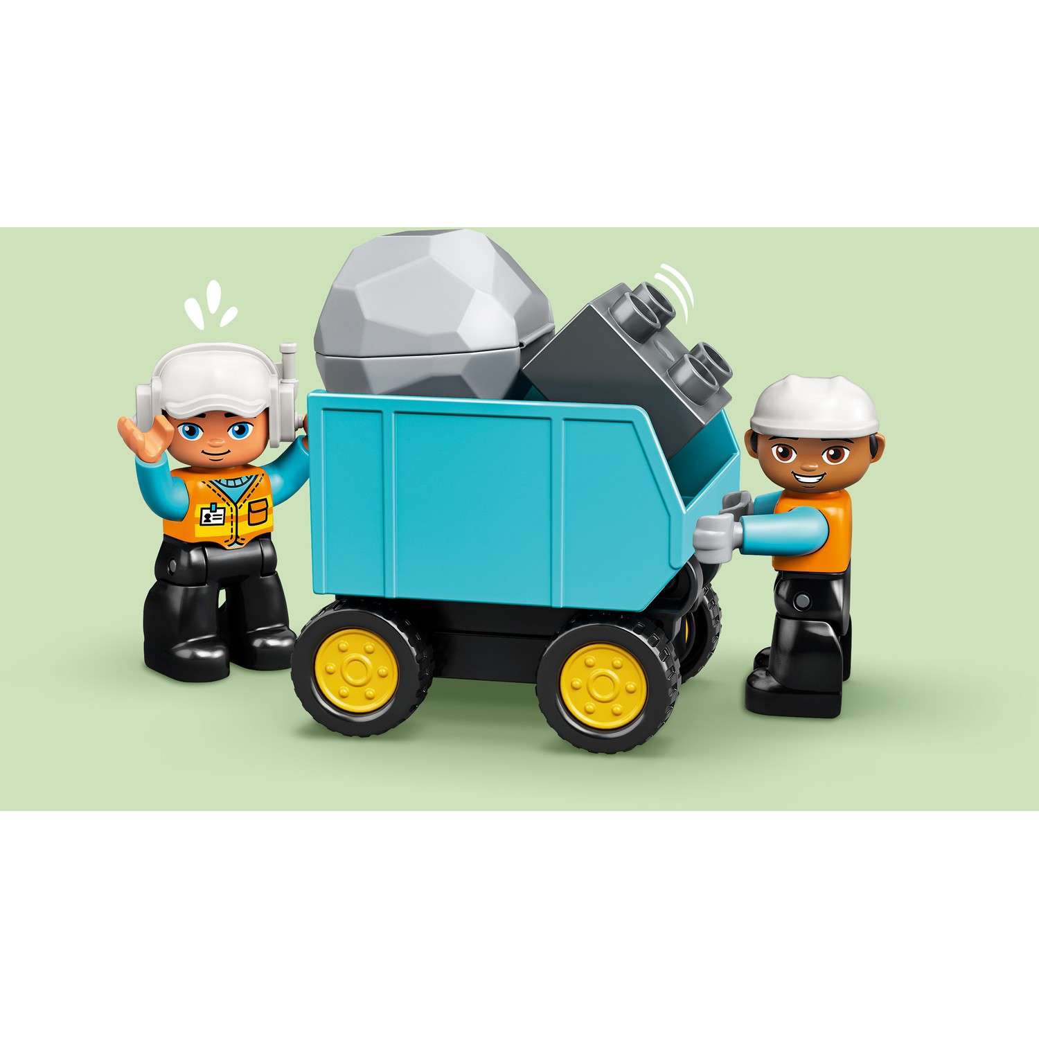 Конструктор LEGO DUPLO Грузовик и экскаватор - фото 12