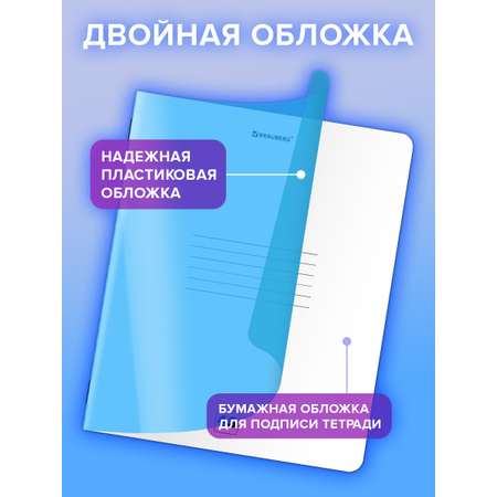 Общая тетрадь Brauberg клетка