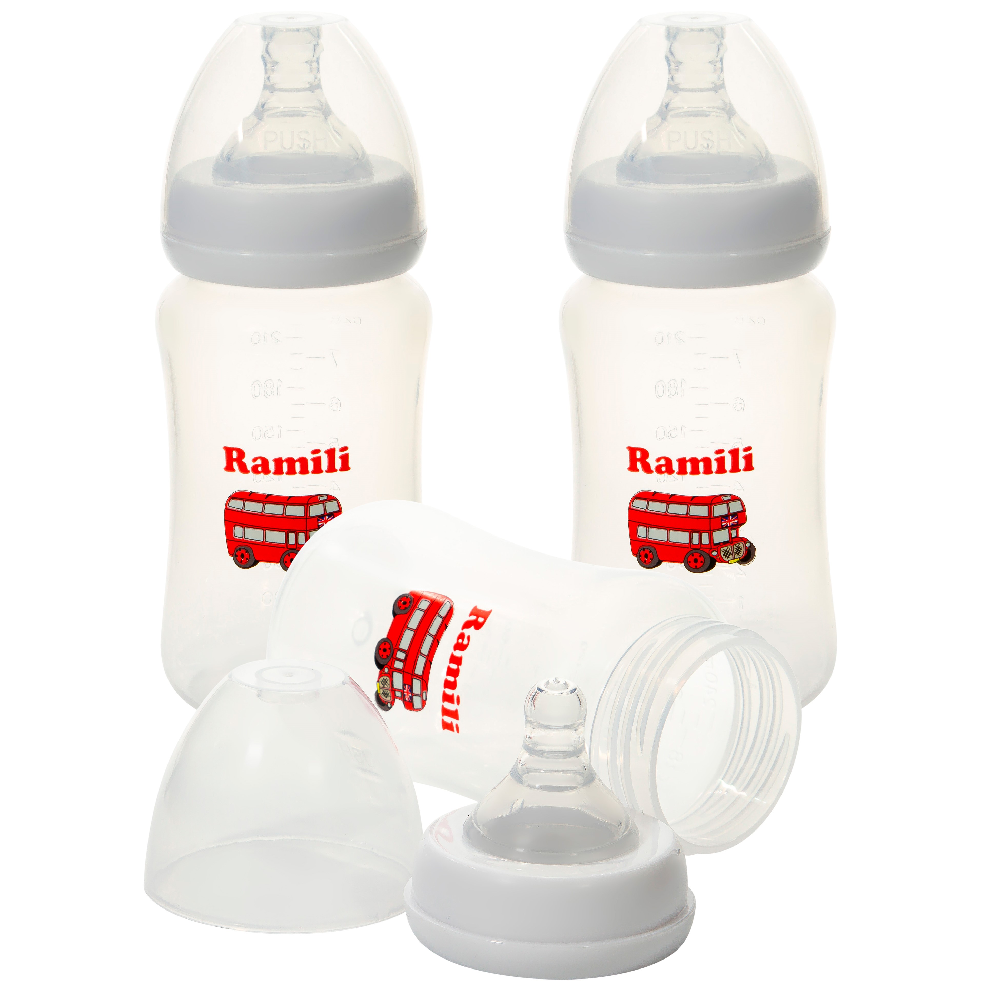 Бутылочка Ramili Anti-Colic 240 мл 3 шт. - фото 14