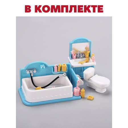 Аксессуар для кукол DDung кукольная техника, кукольный интерьер, ванна