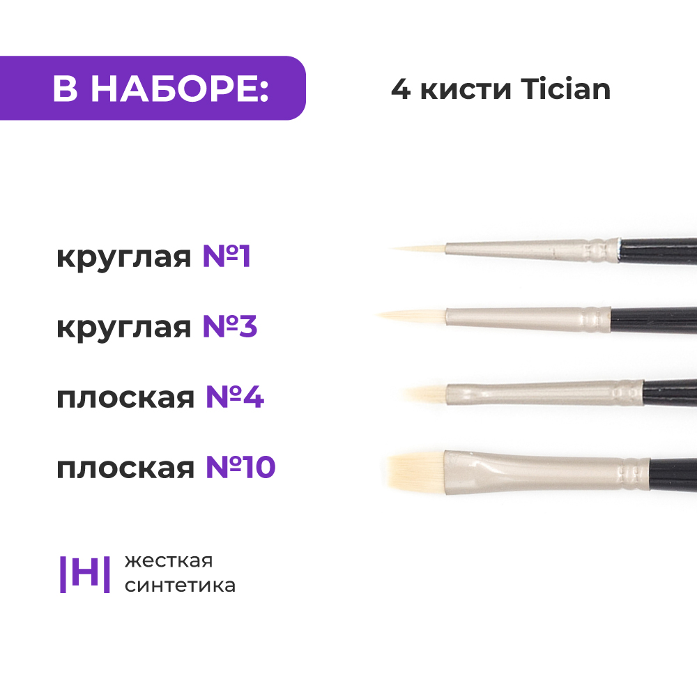 Набор для рисования Малевичъ подарочныйнабор картина маслом - фото 4