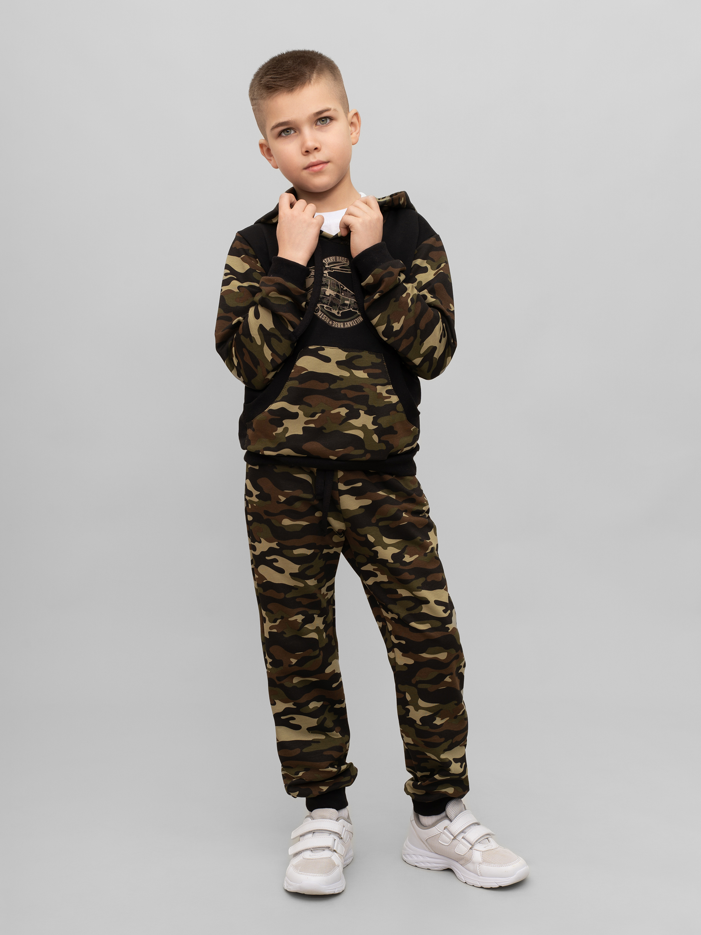 Худи и брюки Утенок 747 хаки экспедиция - фото 9