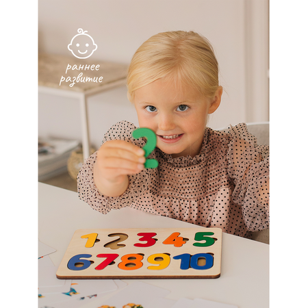 Игрушка Raduga Kids сортер Цифры Моя первая математика