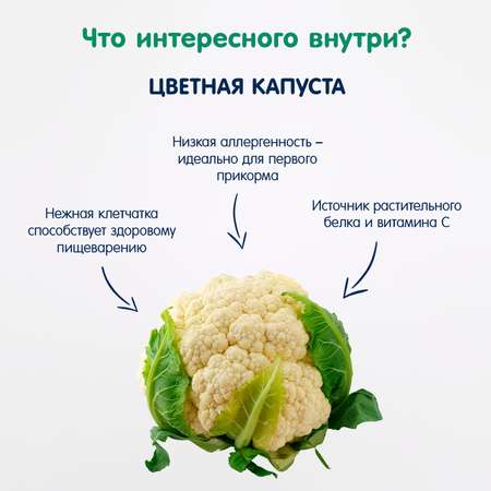 Пюре Fleur Alpine Цветная капуста с 4 мес 90 г