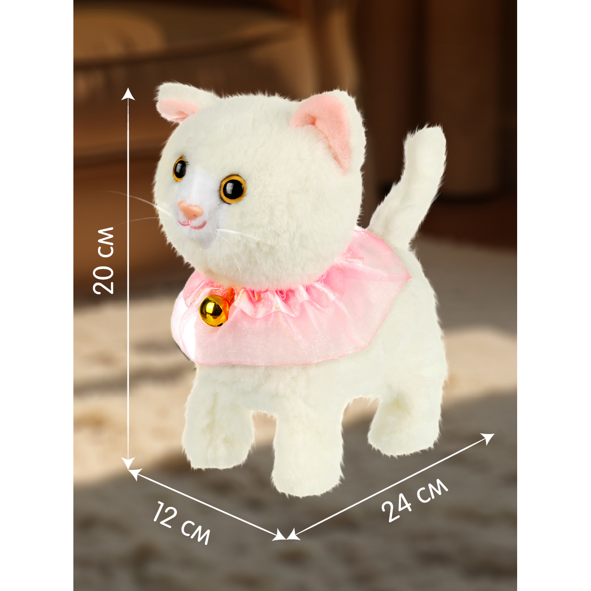 Игрушка мягкая Veld Co котик 20 см - фото 2