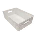 Корзинка Violet Вязь белый 7.5л