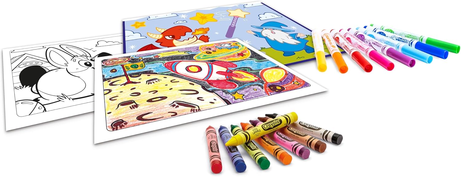 Набор для раскрашивания Crayola с трафаретами - фото 2