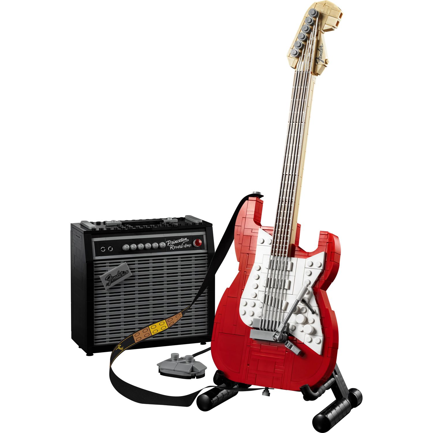 Конструктор LEGO Ideas Гитара Fender Stratocaster блочный - фото 3