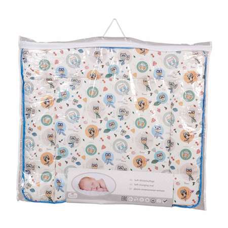 Матрас для пеленания Polini kids Совы 85*75см 0002303-1